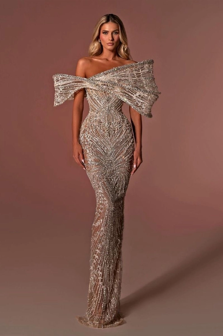 ALYANA - LONG - ONE SHOULDER - MERMAID  CUT 