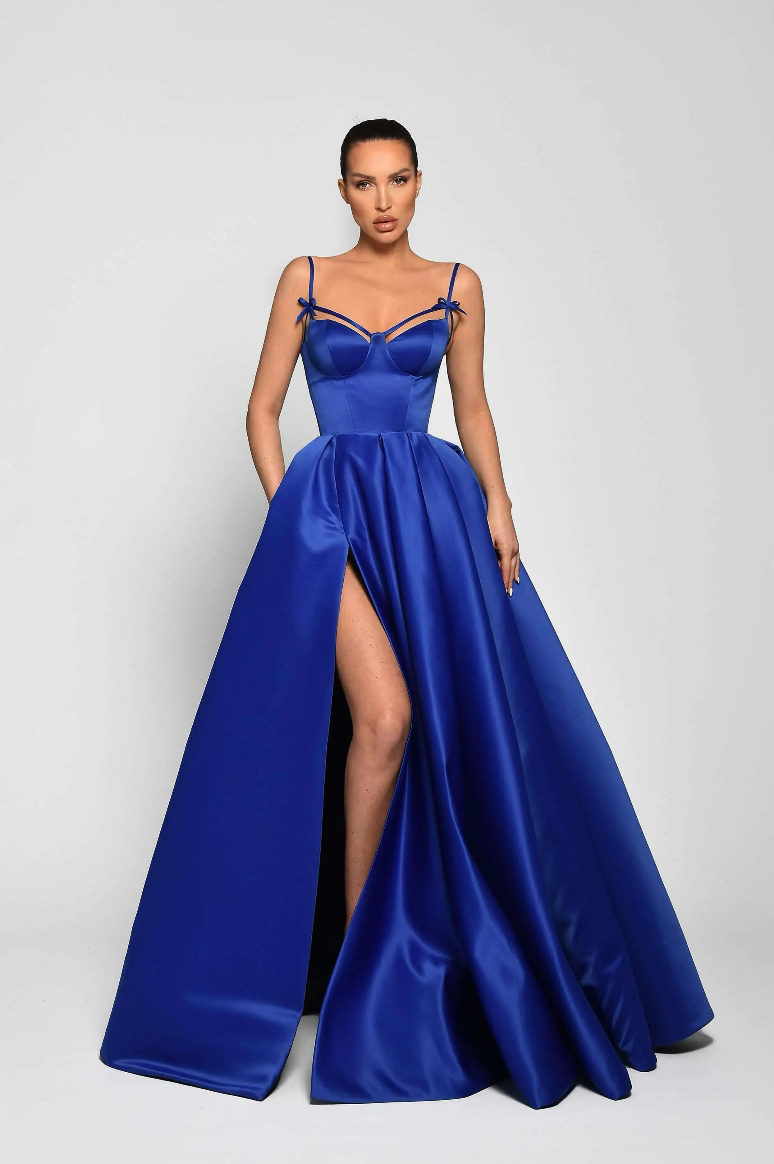 “ NAVELITY “ - LONG - CORSET CUT - A LINE 