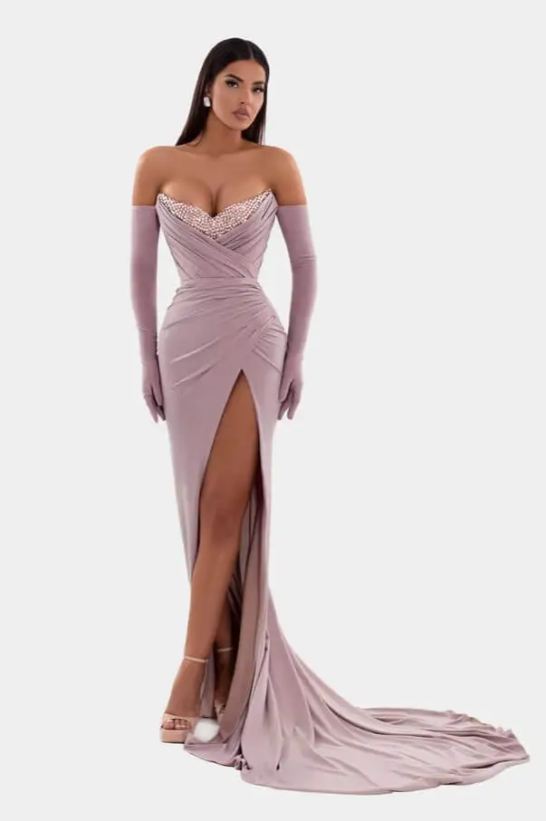 “ZHANNA” - LONG - CORSET - MERMAID (WITH GLOVES)