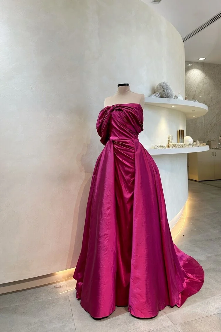 “MARMAR”- LONG- OFF SHOULDER- A LINE