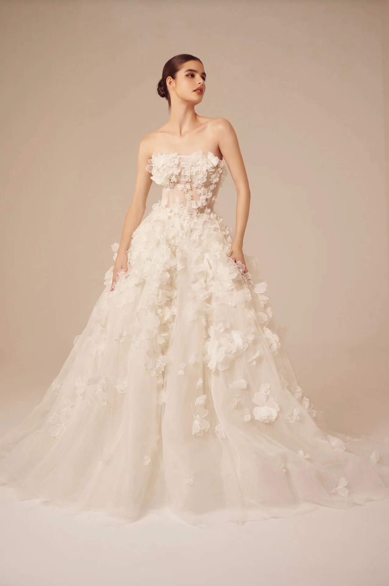 “LE FLEUR” - LONG - STRAPLESS - PRINCESS