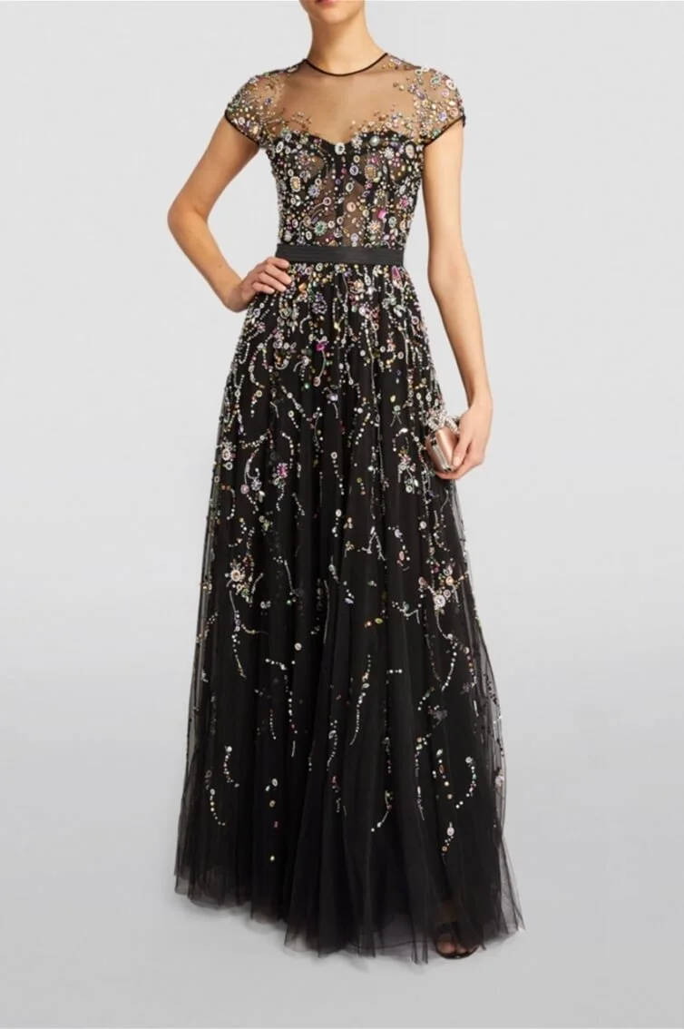 “LUMIERE” - LONG - ROUND NECK - FLOWY
