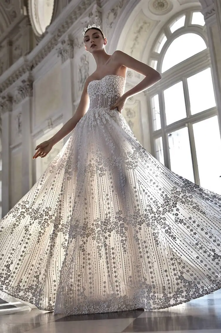 “ROSALEE”- BRIDAL- LONG- CORSET- PRINCESS CUT