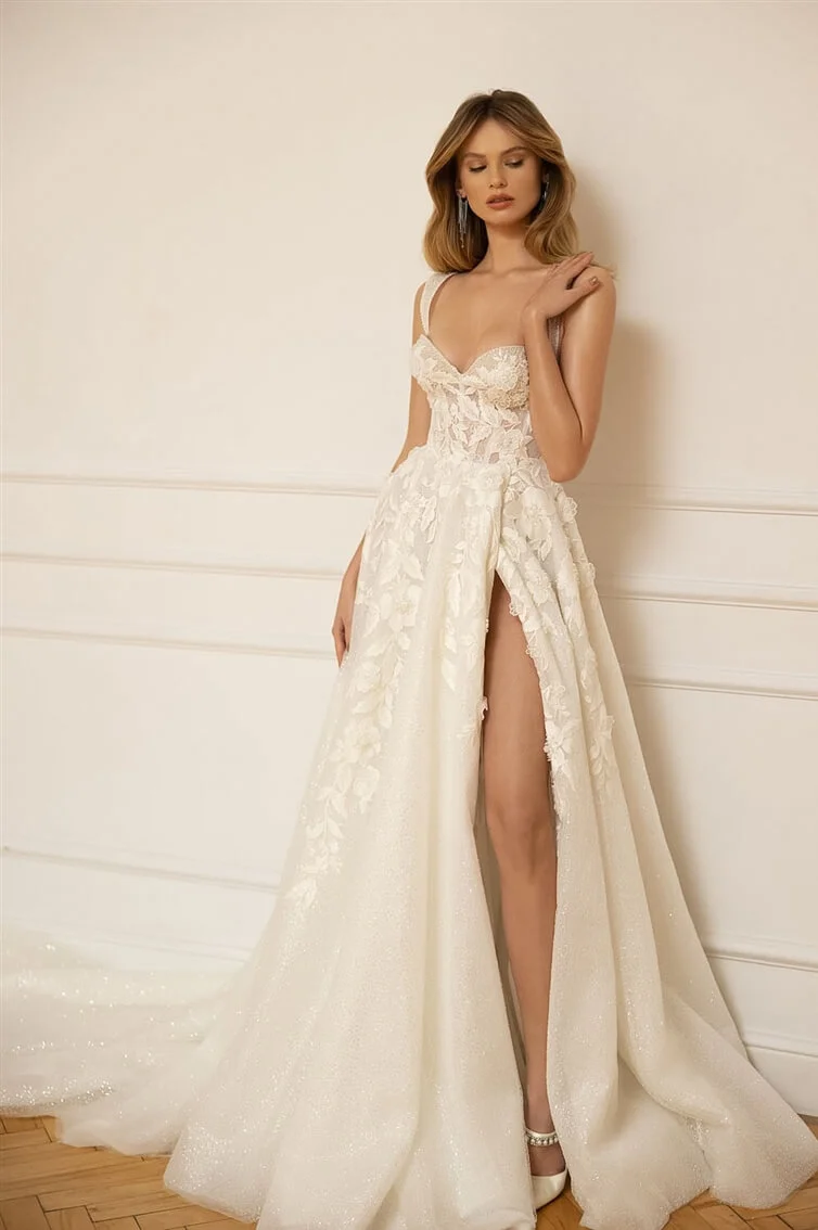 “ EVALEN “ - LONG - SWEETHEART CUT - PRINCESS