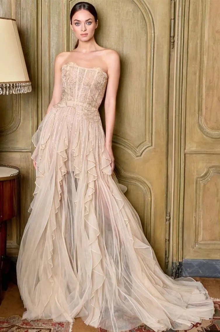 “HEIDI” - LONG - CORSET - A LINE