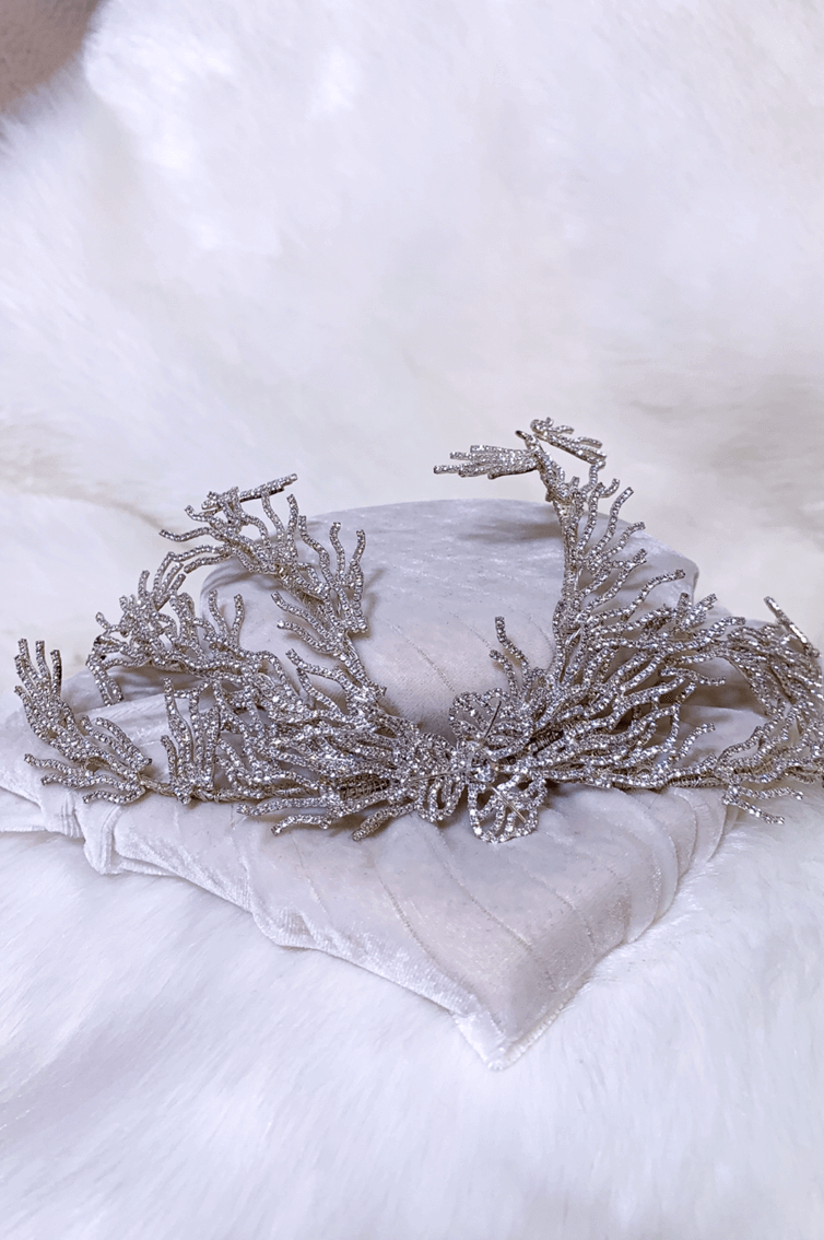 SILVER ICE  BRANCHES HEADPIECE