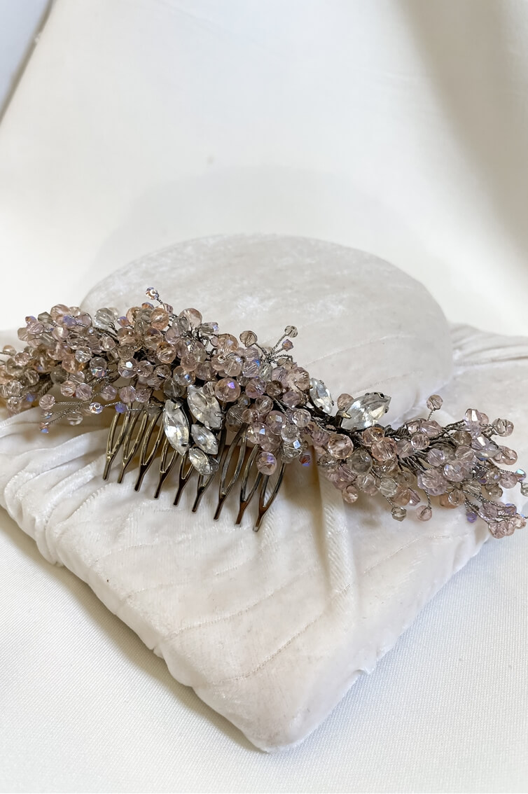B.BLOOMED  pink headpiece