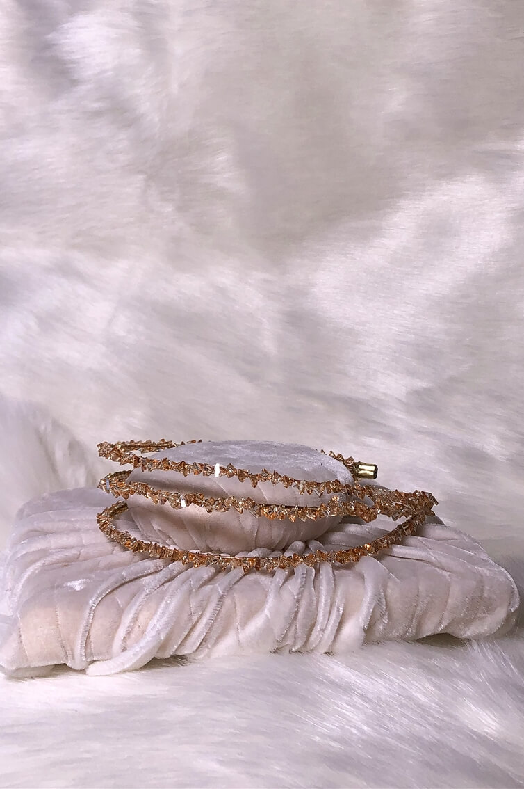 HEADPIECE - BOND - 3 LINES - GOLD 
