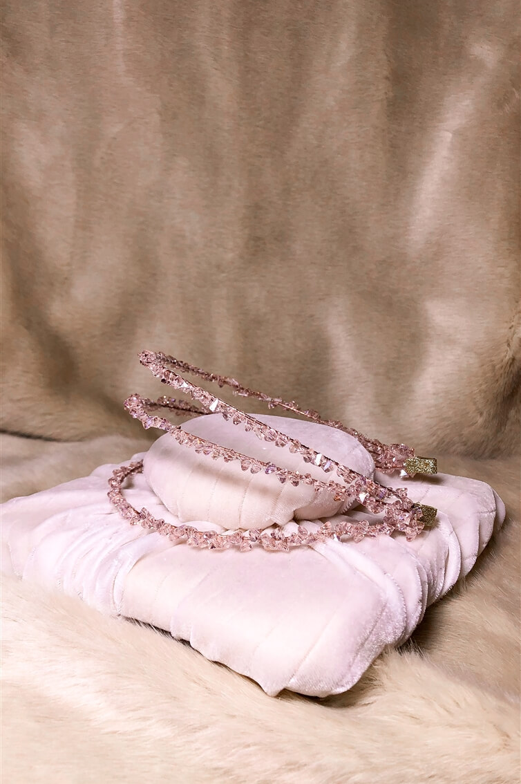 HEADPIECE - BOND - 3 LINES - PINK