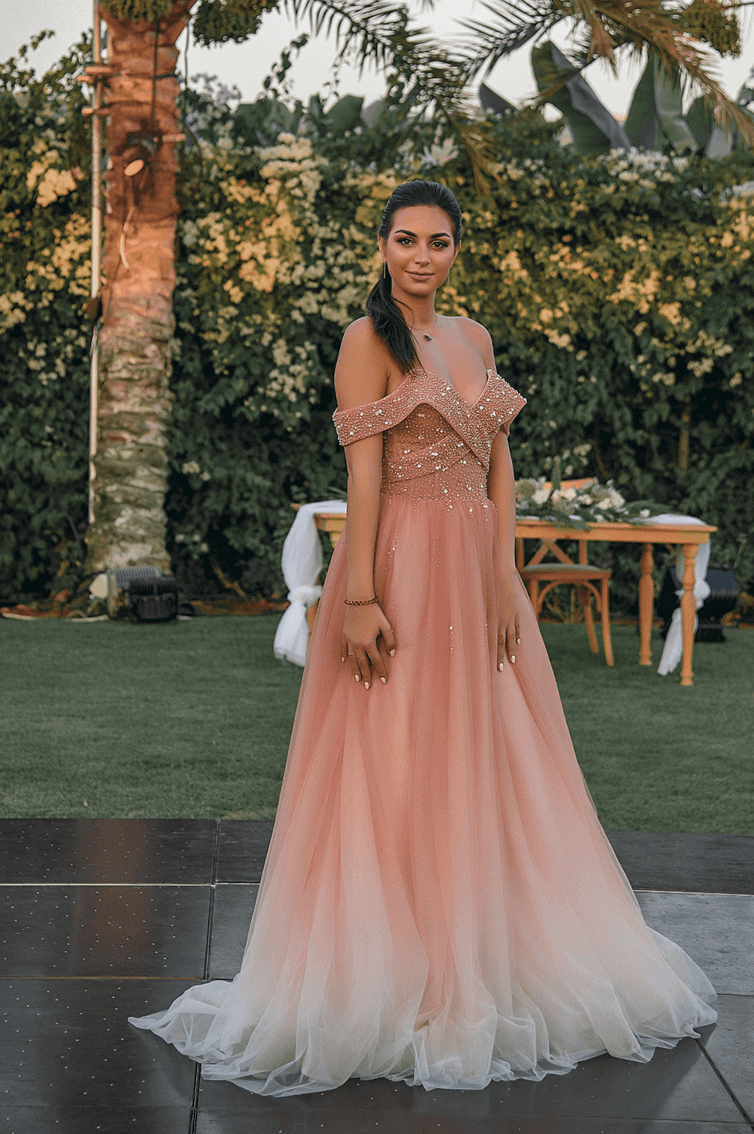 ''CORALINE'' - LONG - OFF SHOULDER - PRINCESS