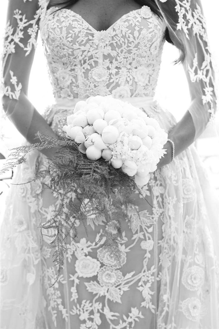 SERENE BEAUTY- STRAPLESS - MERMAID WITH OVER-SKIRT (VEIL)