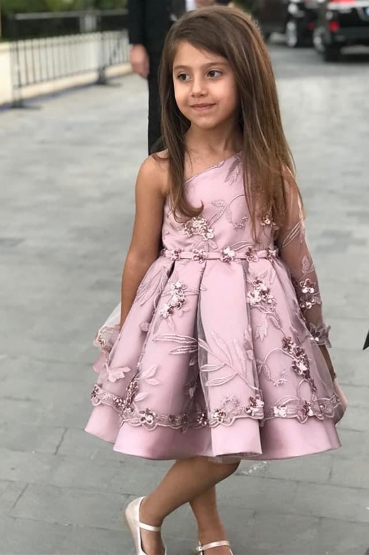 'ELLA' - BABY - ONE SHOULDER - FLOWER GIRL